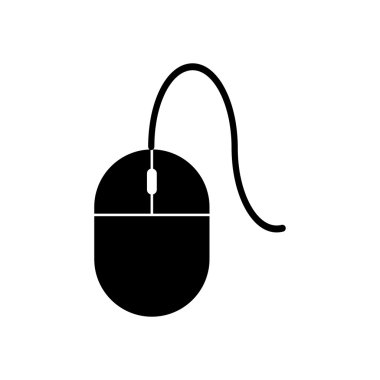 Bilgisayar faresi simgesi. Vektör illüstrasyonu