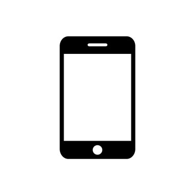 Akıllı telefon simgesi. vektör illüstrasyonu