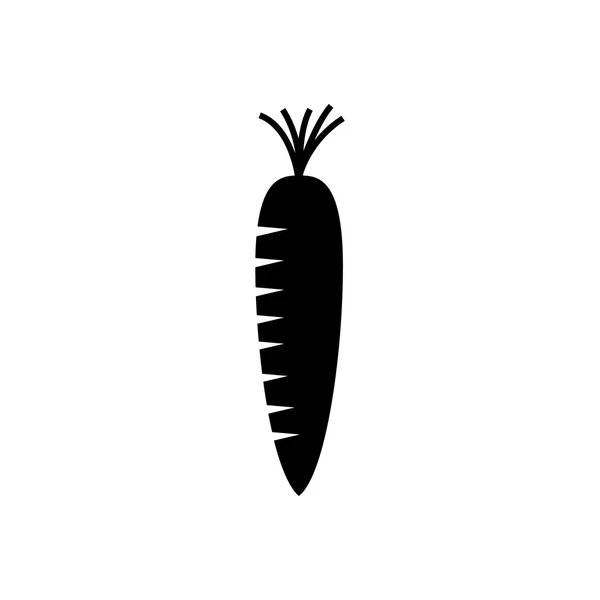 Icono de zanahoria. ilustración vectorial — Archivo Imágenes Vectoriales