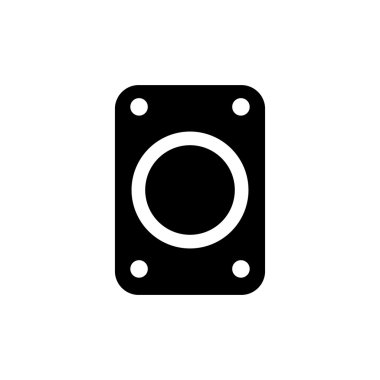 Konuşmacı simgesi. vektör illüstrasyonu