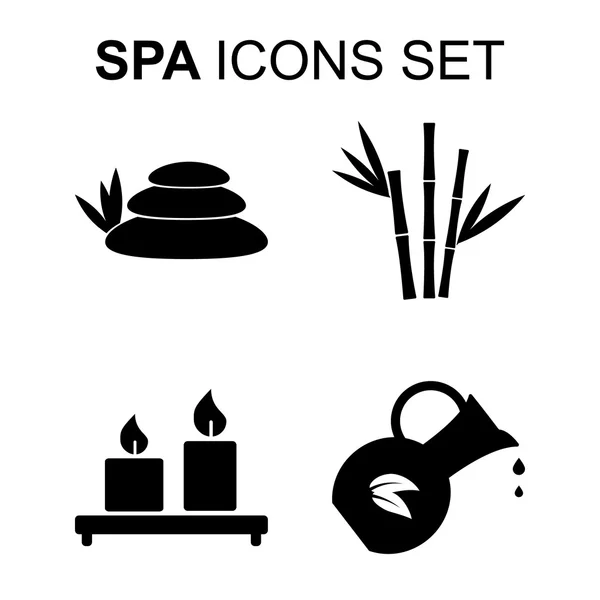 Icônes spa ensemble. illustration vectorielle — Image vectorielle