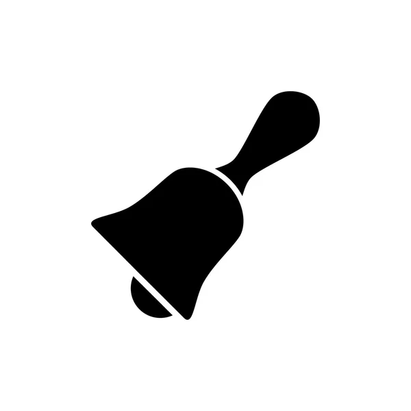 Icono de campana escolar. Ilustración vectorial — Vector de stock