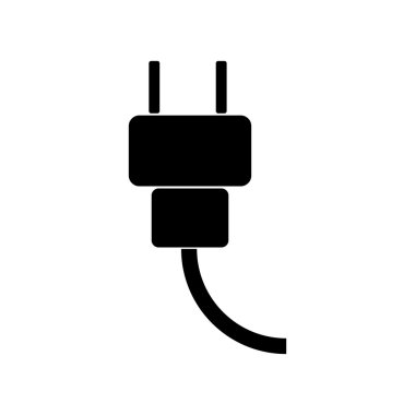 elektrik prizinden simgesi. vektör çizim