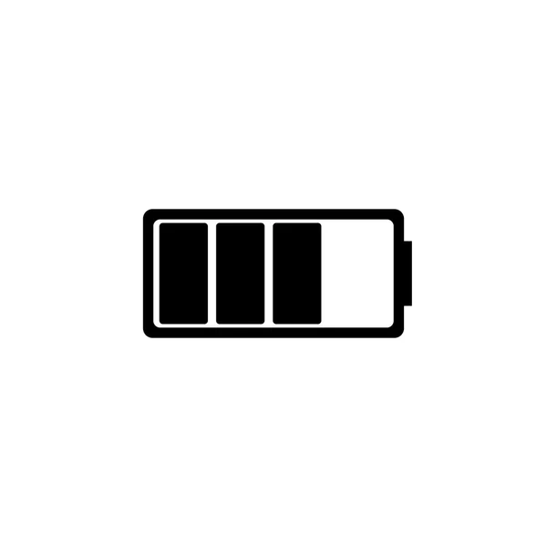 Icono de la batería. ilustración vectorial — Vector de stock