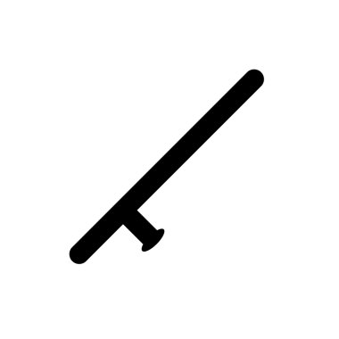 Baton simgesi. Vektör çizim