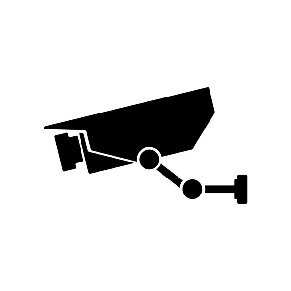 Icono de cámara de vigilancia. Ilustración vectorial — Vector de stock