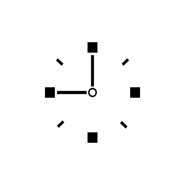 Icono del reloj. ilustración vectorial — Vector de stock