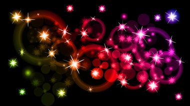 abstract background on black vector illustration