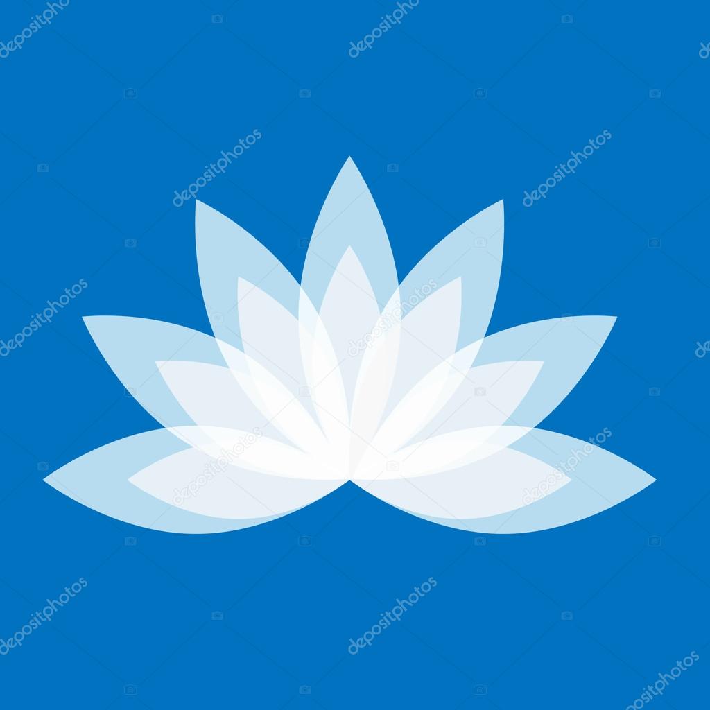 Lotus flower icon vector illustration