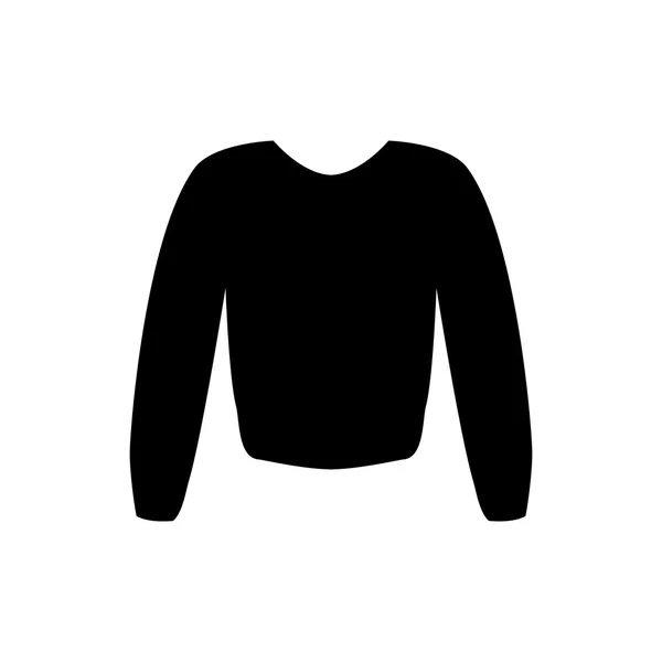 Pictogramme de pull à vêtements. Icône Illustration vectorielle — Image vectorielle