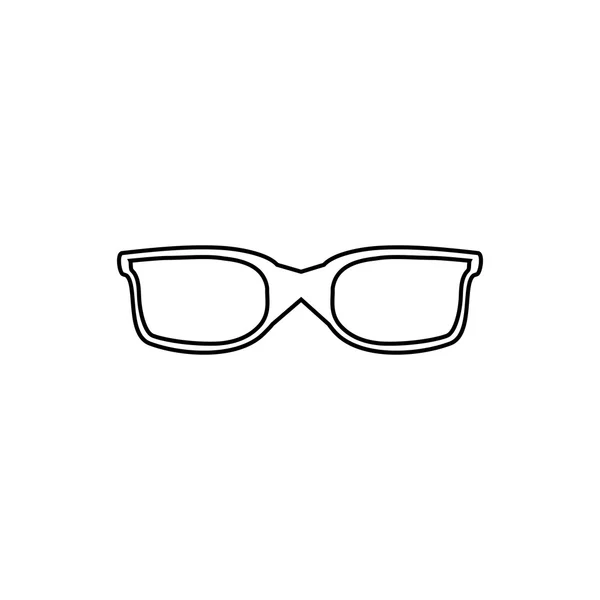 Ikona brýlí. vektorová ilustrace. — Stockový vektor