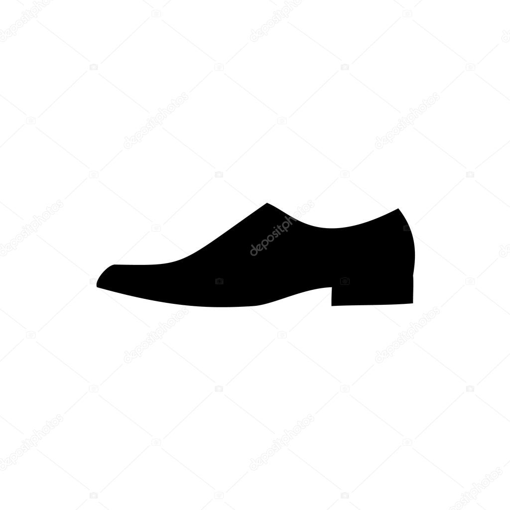 Mens dress shoe icon. Vector illustration. — Vector de stock © mike