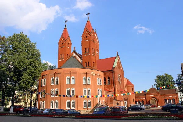 Kostel St. Simon a Svatá Helena v Minsku Stock Fotografie