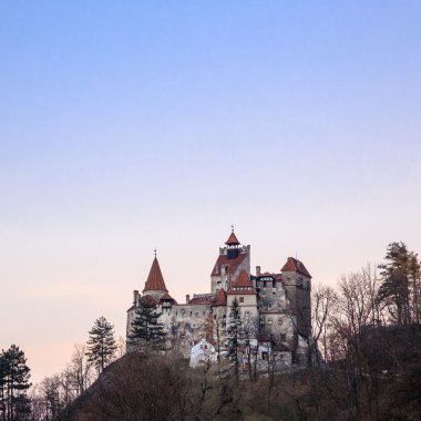 Transilvanya, Romanya'da Bran Şatosu. Drakula'nın Şatosu