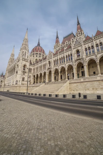 Detalhe arquitetônico do edifício do parlamento em Budapeste, Hungria — Fotografia de Stock