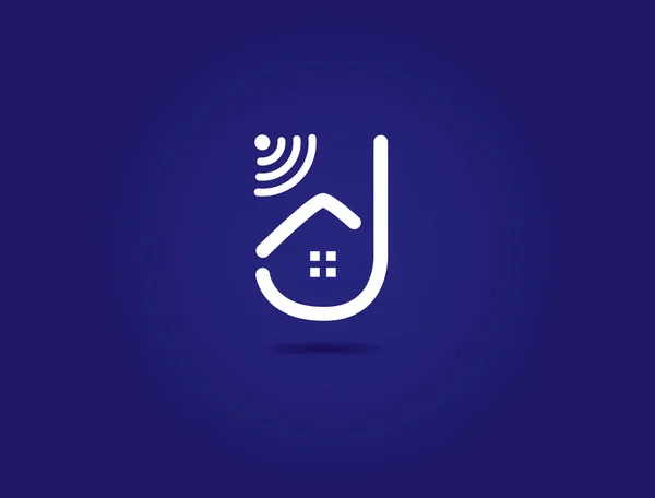 Wi-fi düz logosunun ev