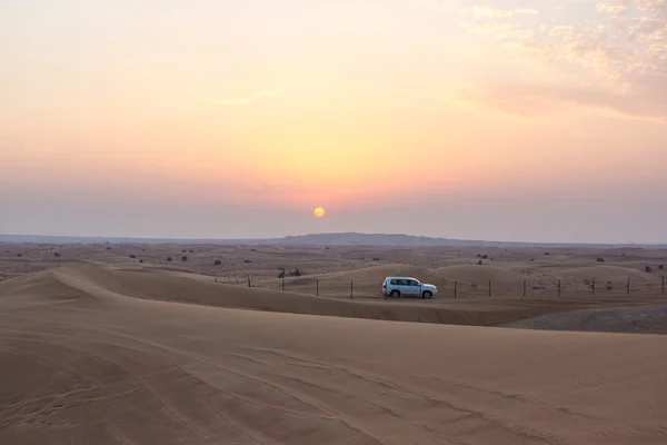 Dubai, çöl dunes günbatımı parça