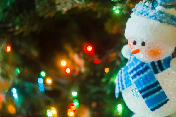 Petit bonhomme de neige de Noël — Photo