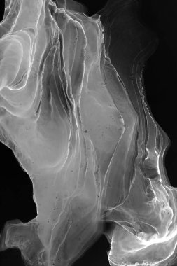 Siyah arka planda bir resim. Alkol mürekkebi modern soyut resim, modern sanat. Resmin renkli ve soyut arkaplanı. Soyut renkli arkaplan, duvar kağıdı. Çağdaş sanat.