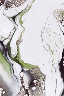 Modern soyut resim, akrilik boyalarla boyanmış. Soyut resmin renkli arkaplanı. Soyut renkli arka plan, duvar kağıdı. Modern sanat. Mermer dokuyu boya.