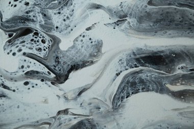 Modern soyut resim, akrilik boyalarla boyanmış. Soyut resmin renkli arkaplanı. Soyut renkli arka plan, duvar kağıdı. Modern sanat. Mermer dokuyu boya.