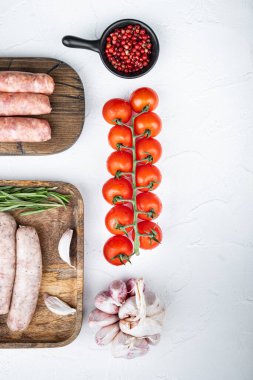 , Beyaz arkaplanda metin için boşluk olan üst görünüm.