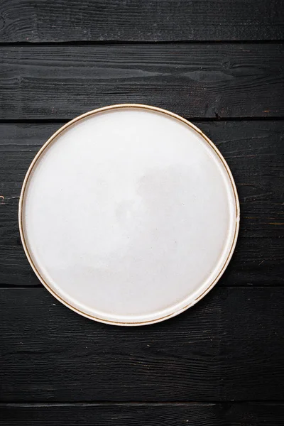 Rustic Plate Set Copy Space Text Food Copy Space Text — Stock Photo, Image