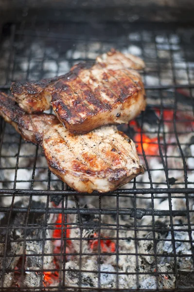 Steak on  grill — Stock Photo, Image