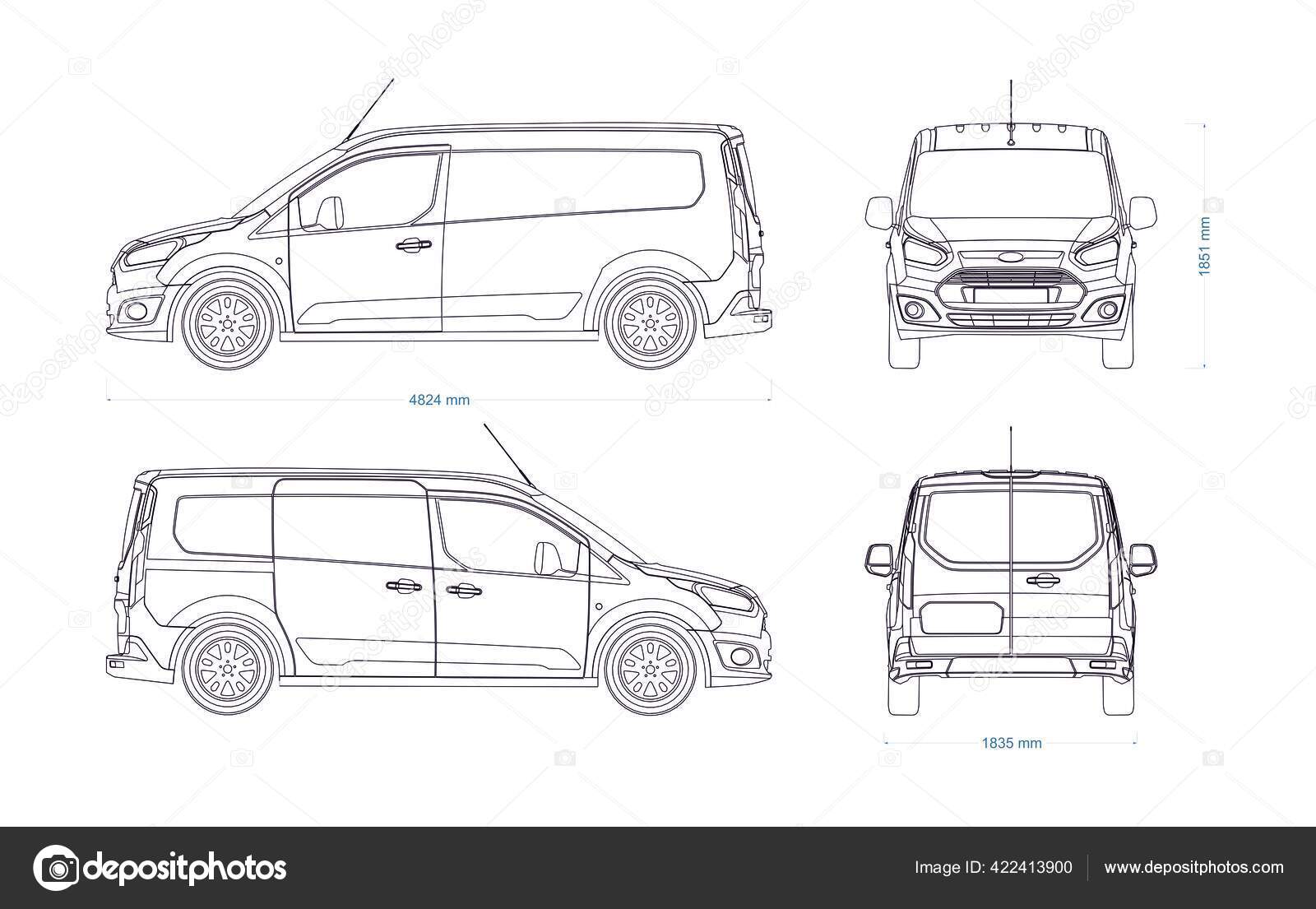 Image vectorielle Modèle Vectoriel Van Pour L'image Marque