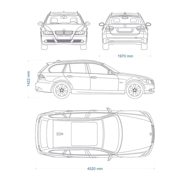 車 設計図ストックベクター ロイヤリティフリー車 設計図イラスト Depositphotos