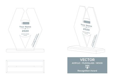 Soyut Ödül Vektör Şablonu, İş Ödülü Ayırma Ödülü, Çalışanların Tanınması Ödülü