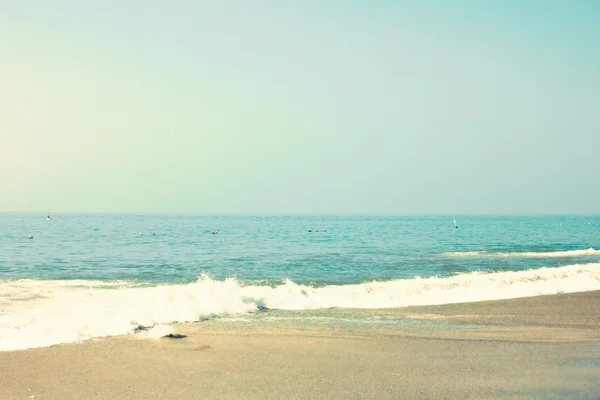 Retro lato plaża — Zdjęcie stockowe