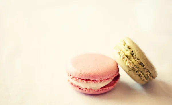 Vintage pastell macarons — Stockfoto