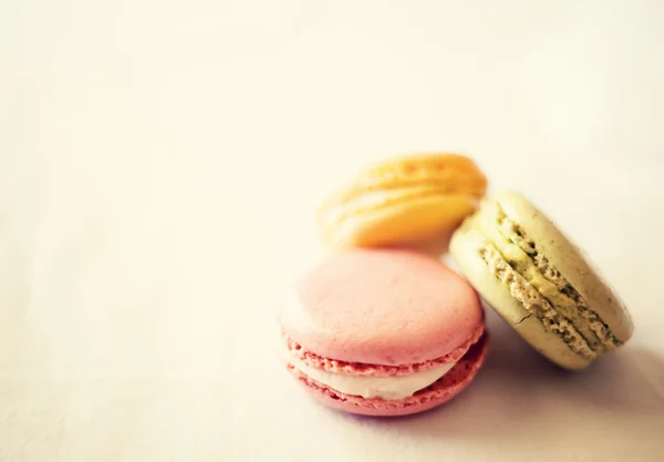 Vintage pastel macarons — Stock Photo, Image