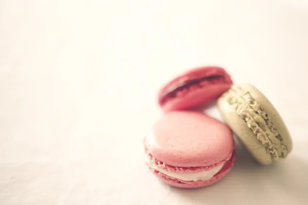 Jahrgang bunte Macarons — Stockfoto