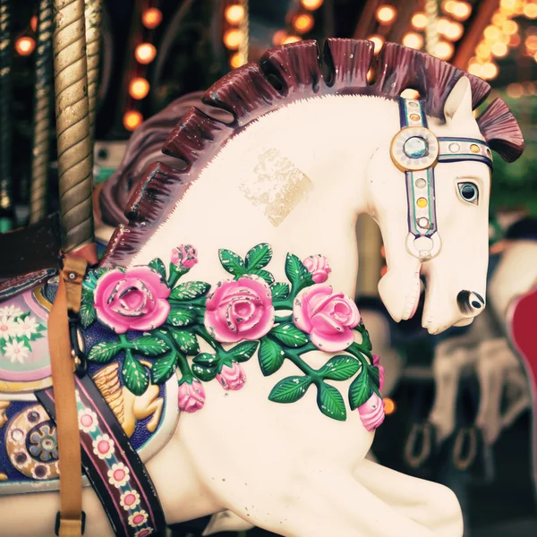 Vintage carousel horse — Zdjęcie stockowe