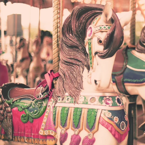 Vintage carrousel horse — Stockfoto