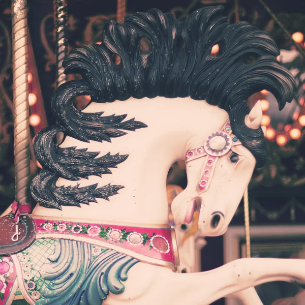 Vintage carousel horse — Zdjęcie stockowe