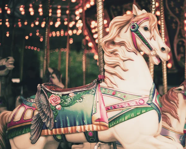 Vintage carousel horse — Zdjęcie stockowe