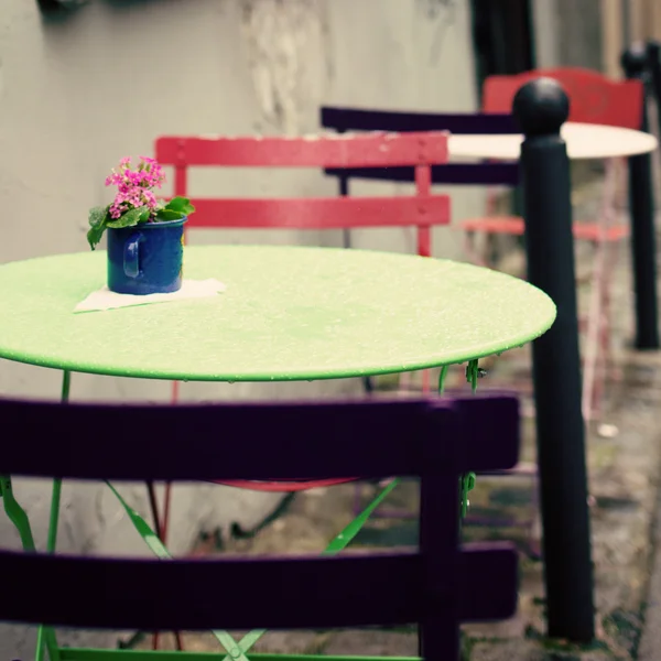 Paris Street Cafe — Stok fotoğraf