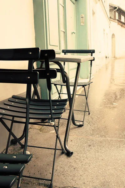 Parisian Street Cafe — Stock Photo, Image