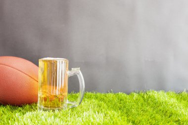 Çimenlerin üzerinde Vintage futbol