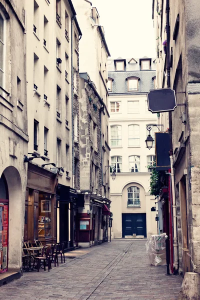 Vintage Paris-gatan — Stockfoto