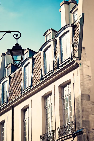 Vintage Parisian Roofs — Stock Photo, Image