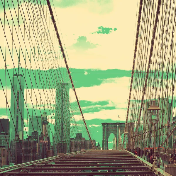 Puente en la ciudad de Nueva York — Foto de Stock