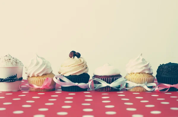 Vintage cupcakes — Stockfoto
