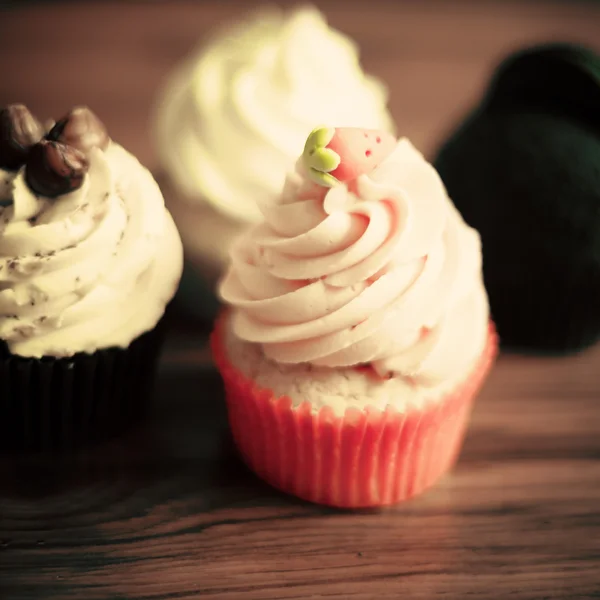 Cupcakes vintage — Fotografia de Stock