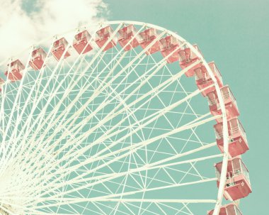 Vintage pastel dönme dolap