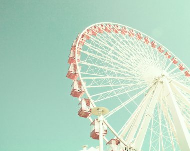 Vintage pastel dönme dolap