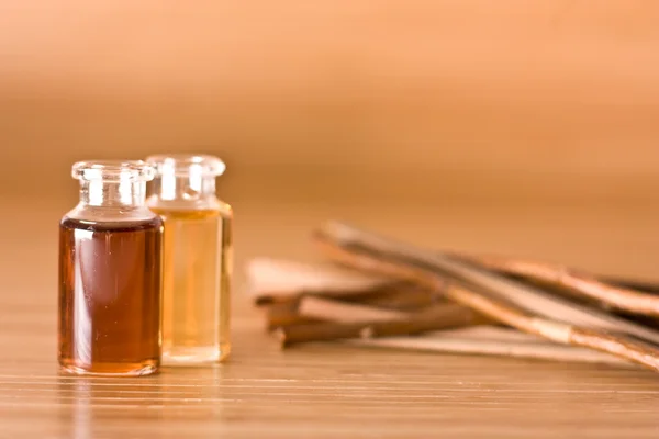 Aromatherapy bottles with essence — Stock Photo, Image